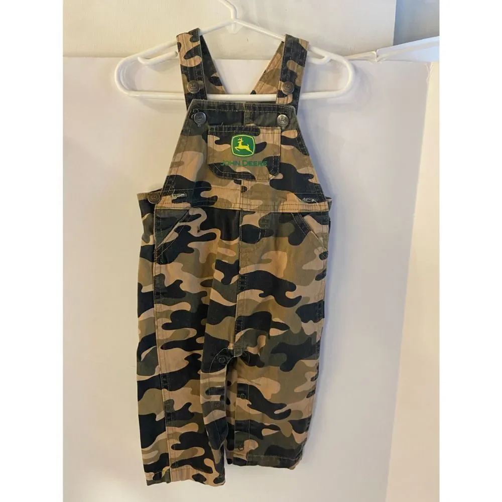 John‎ Deere Camouflage overalls 9/12 months
